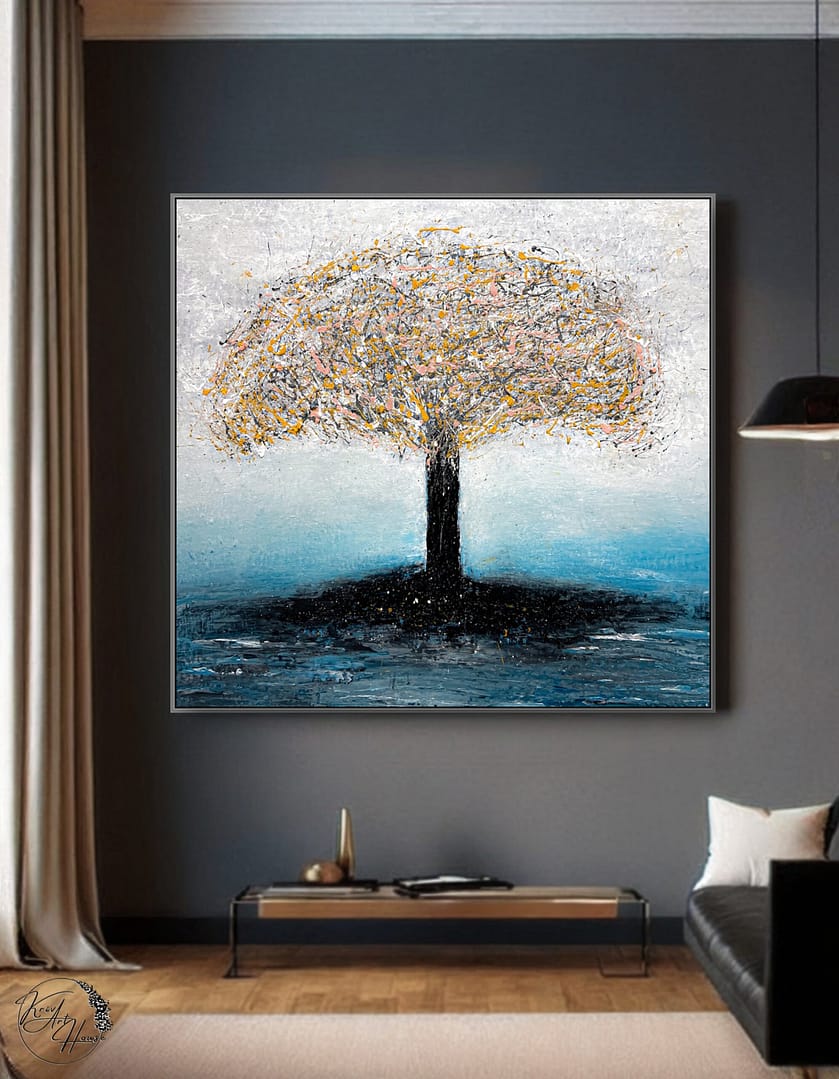 wall art painting textured