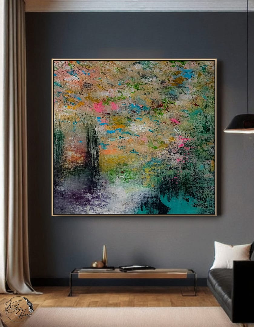 Painting abstract colorful