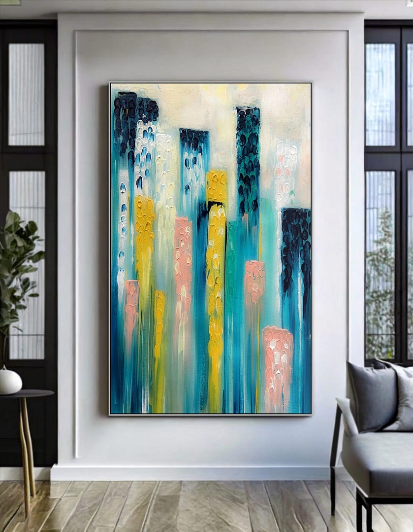 abstract geometric wall art