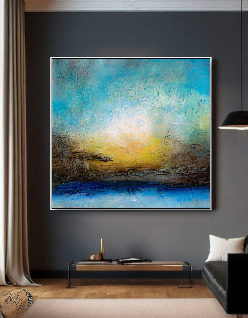 abstract painting hand made