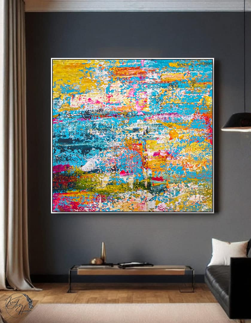 abstract art canvas