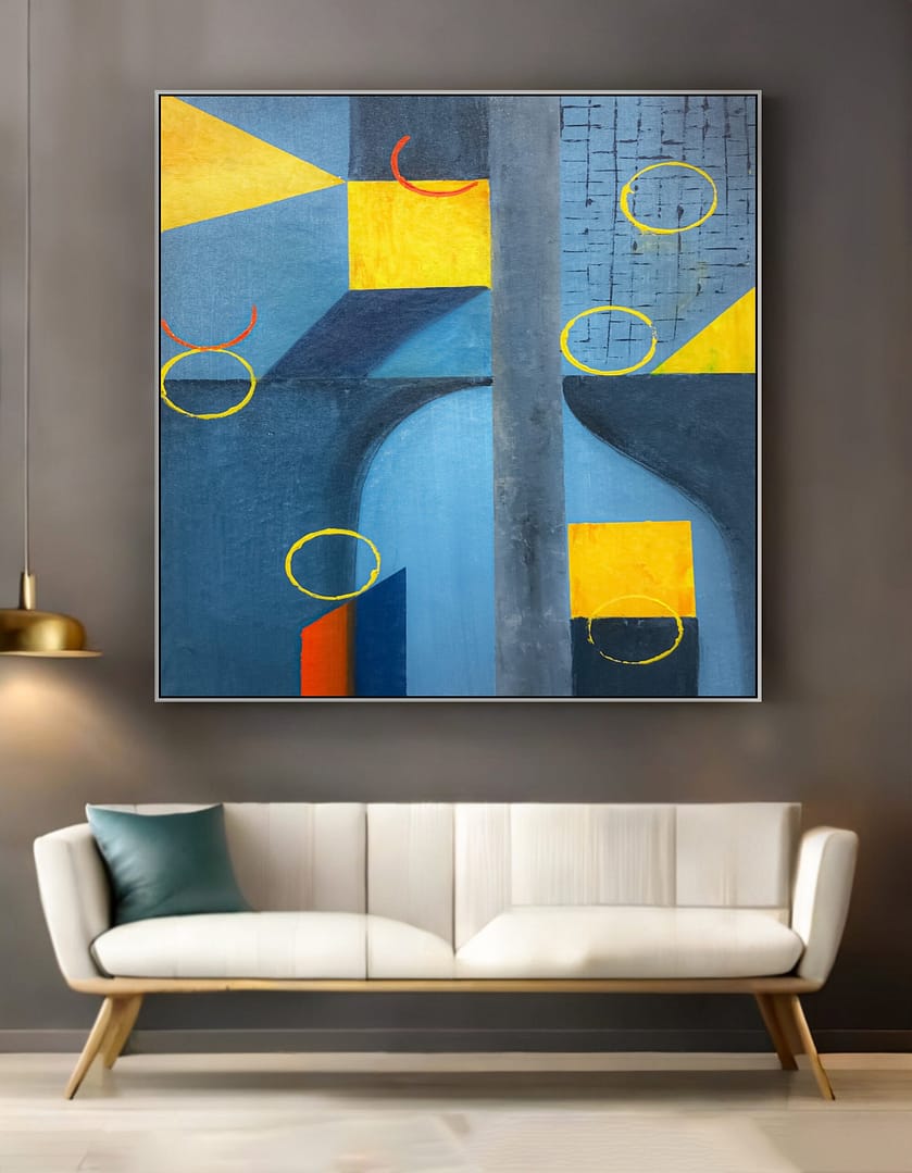 canvas abstract painting
