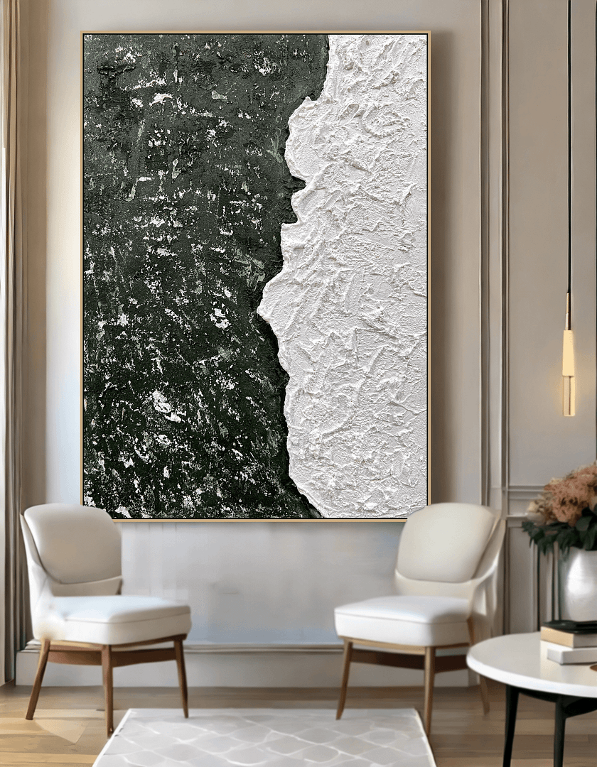 Painting abstract artwork