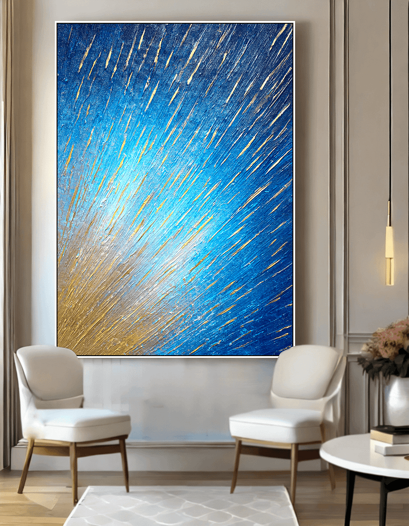 living room wall painting