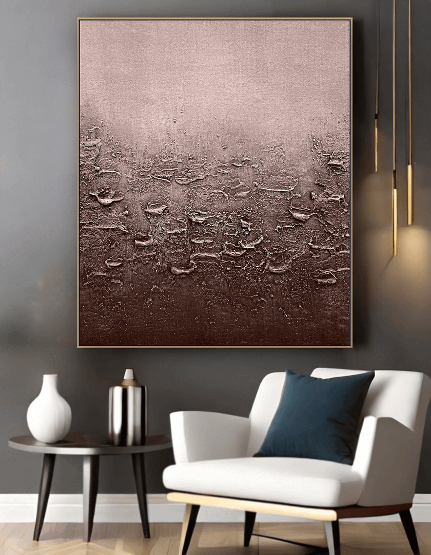 large abstract painting