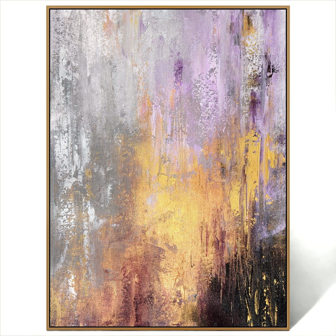 abstract palette knife art