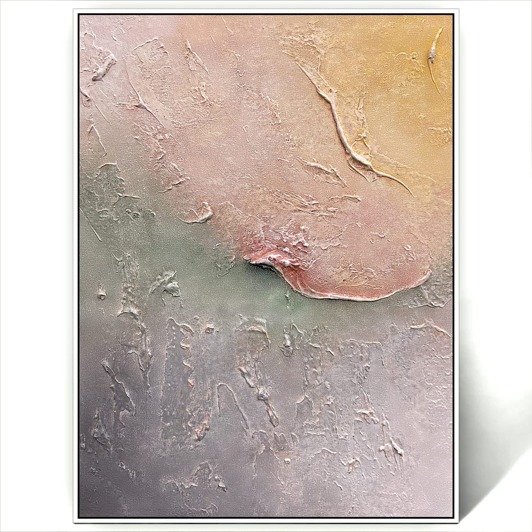 abstract textured wall art painting