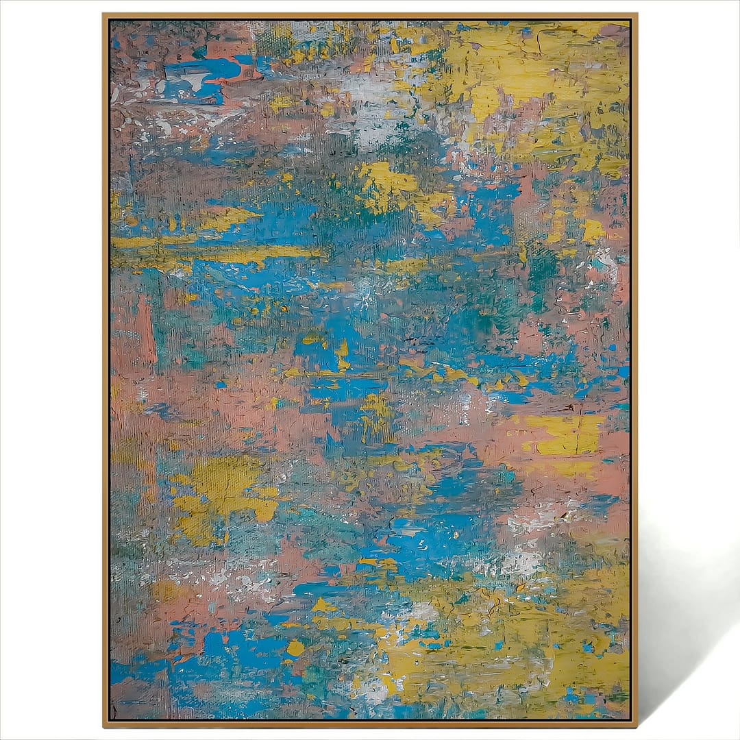 large abstract painting