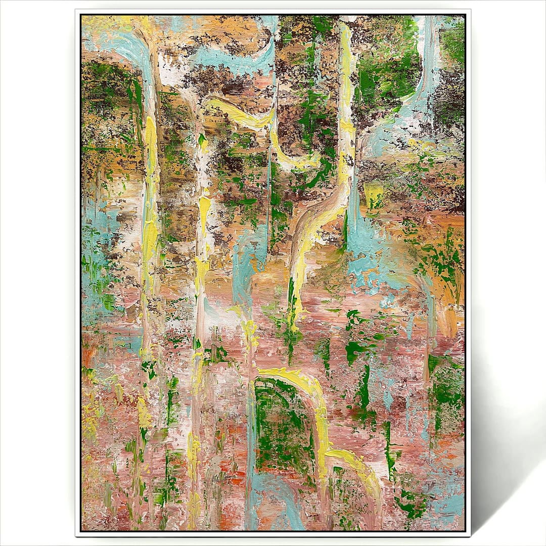 Abstract modern art painting