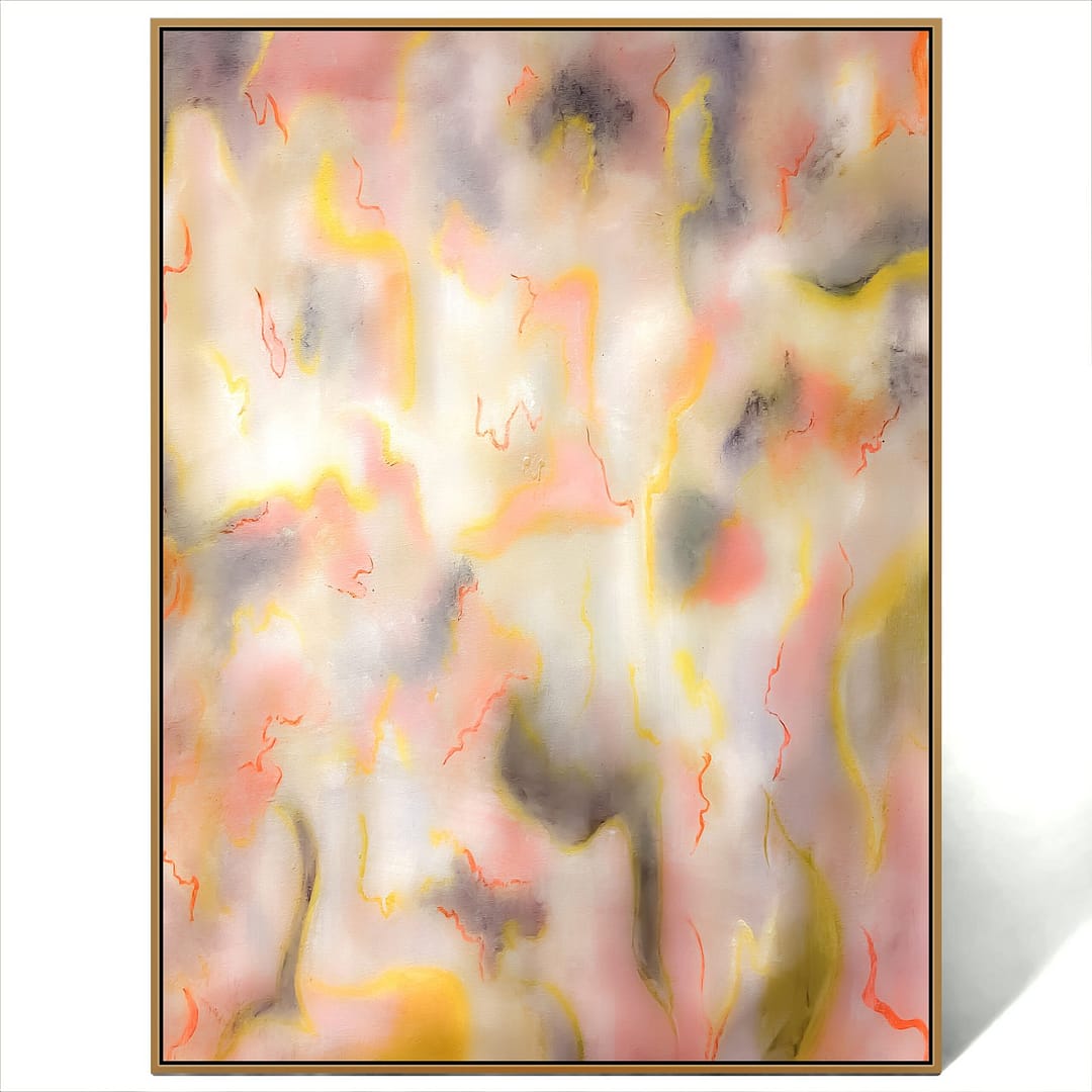 abstract modern brush stroke art