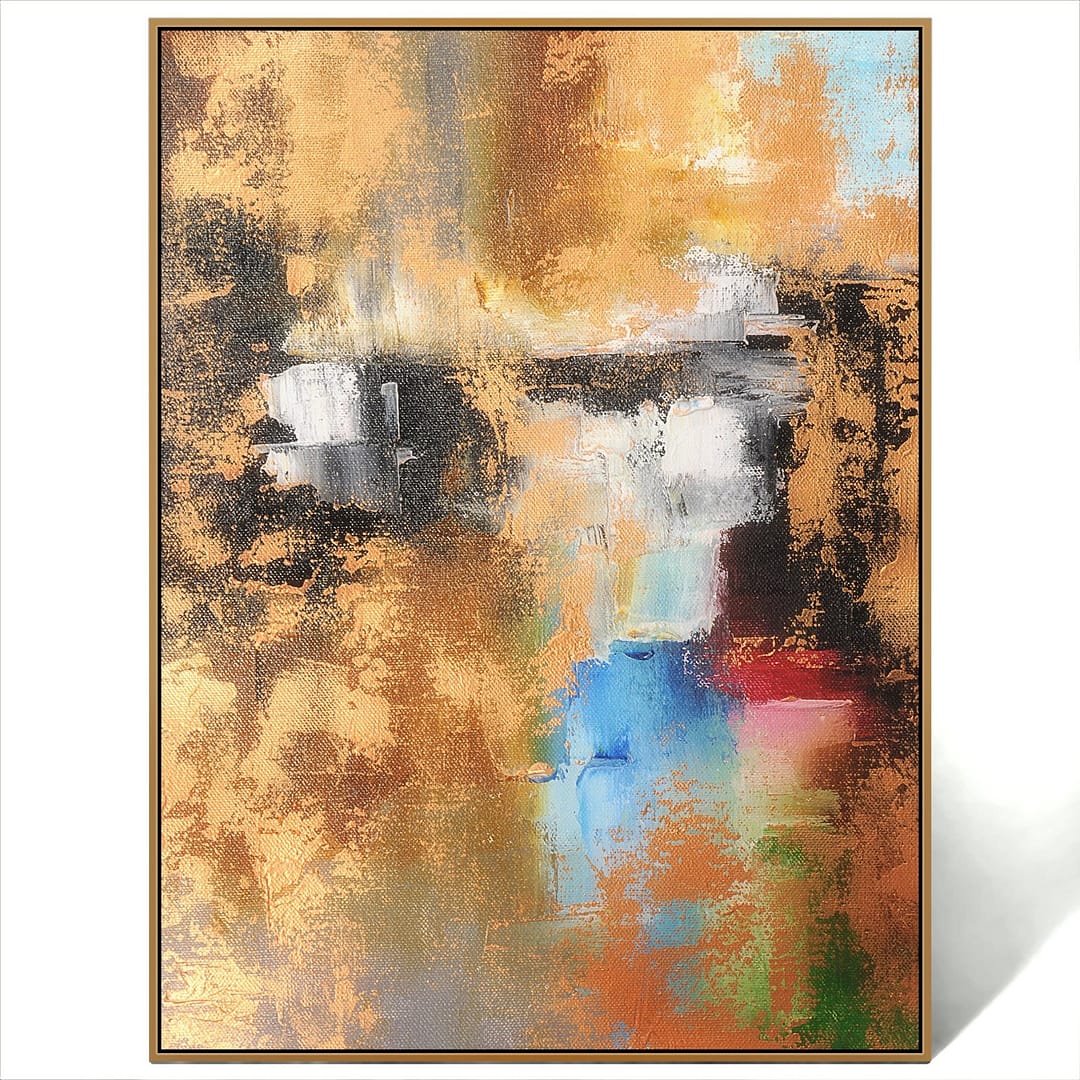multicolor abstract painting
