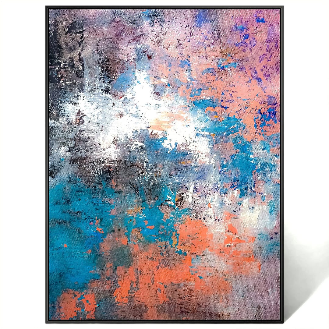 abstract textured painting