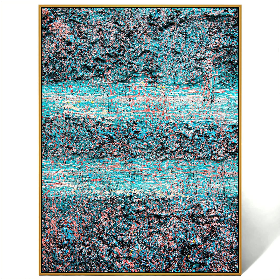 abstract texture painting on canvas