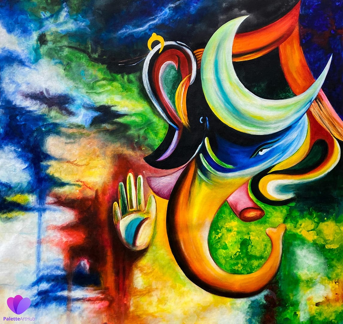 abstract art large painting