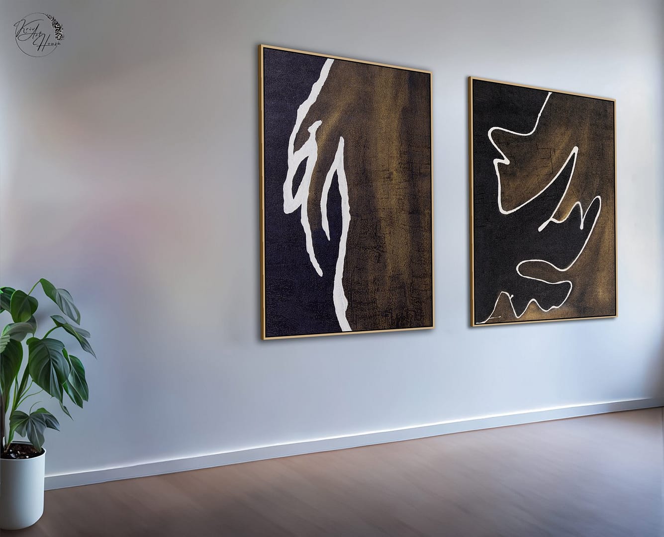 abstract painting vertical