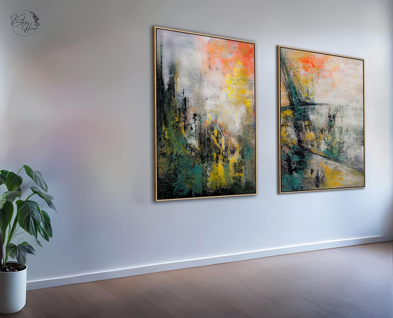 abstract art canvas