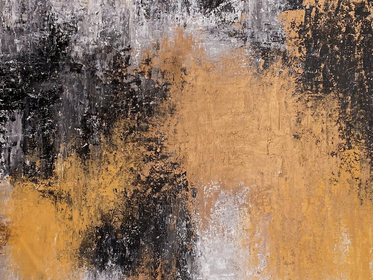 Painting abstract artwork