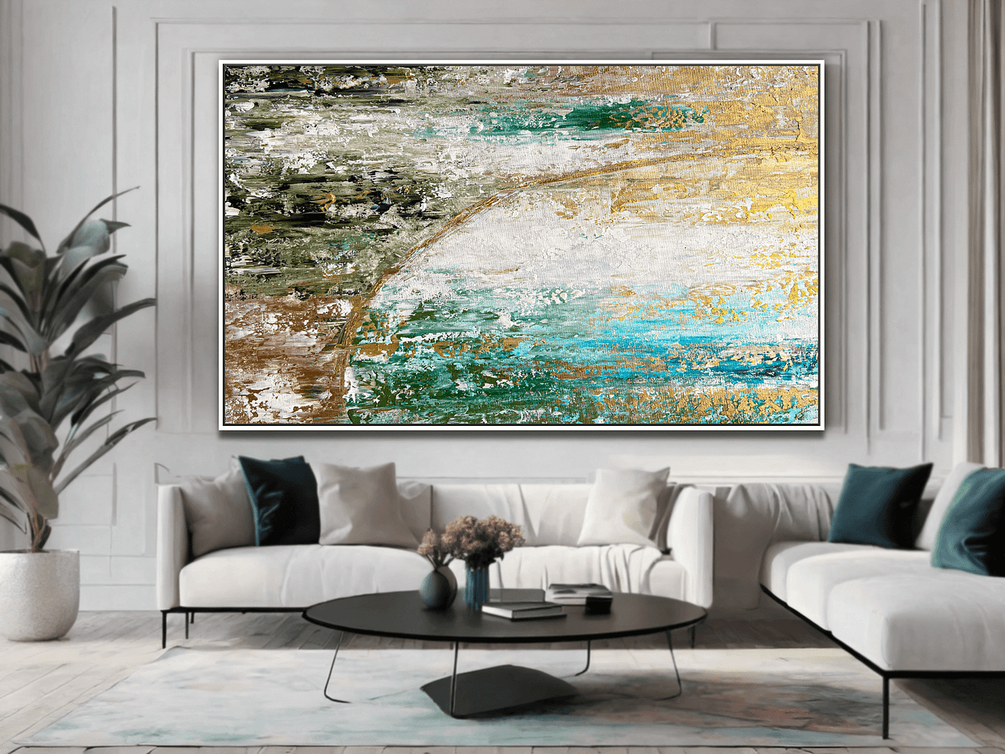 abstract modern art painting