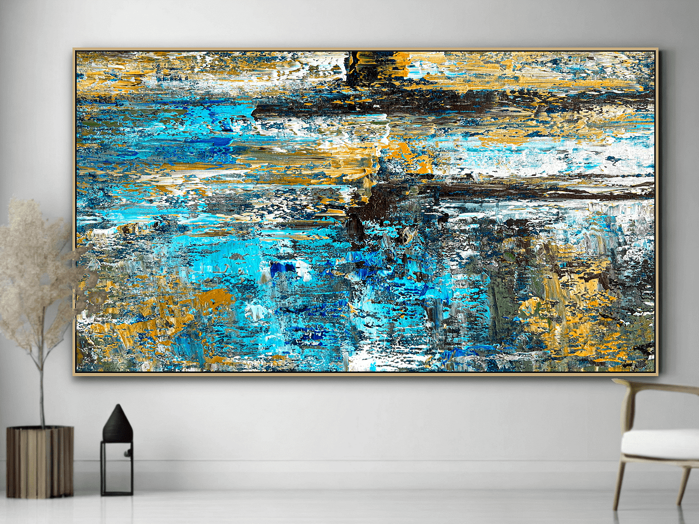 abstract house decor painting