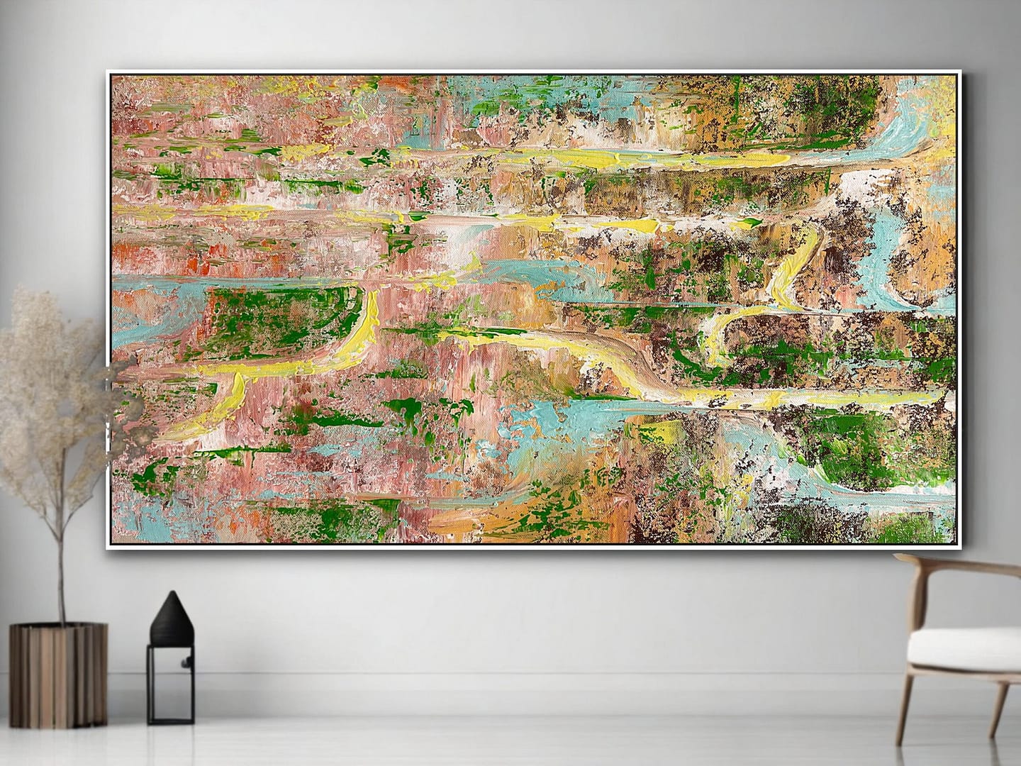large wall art painting