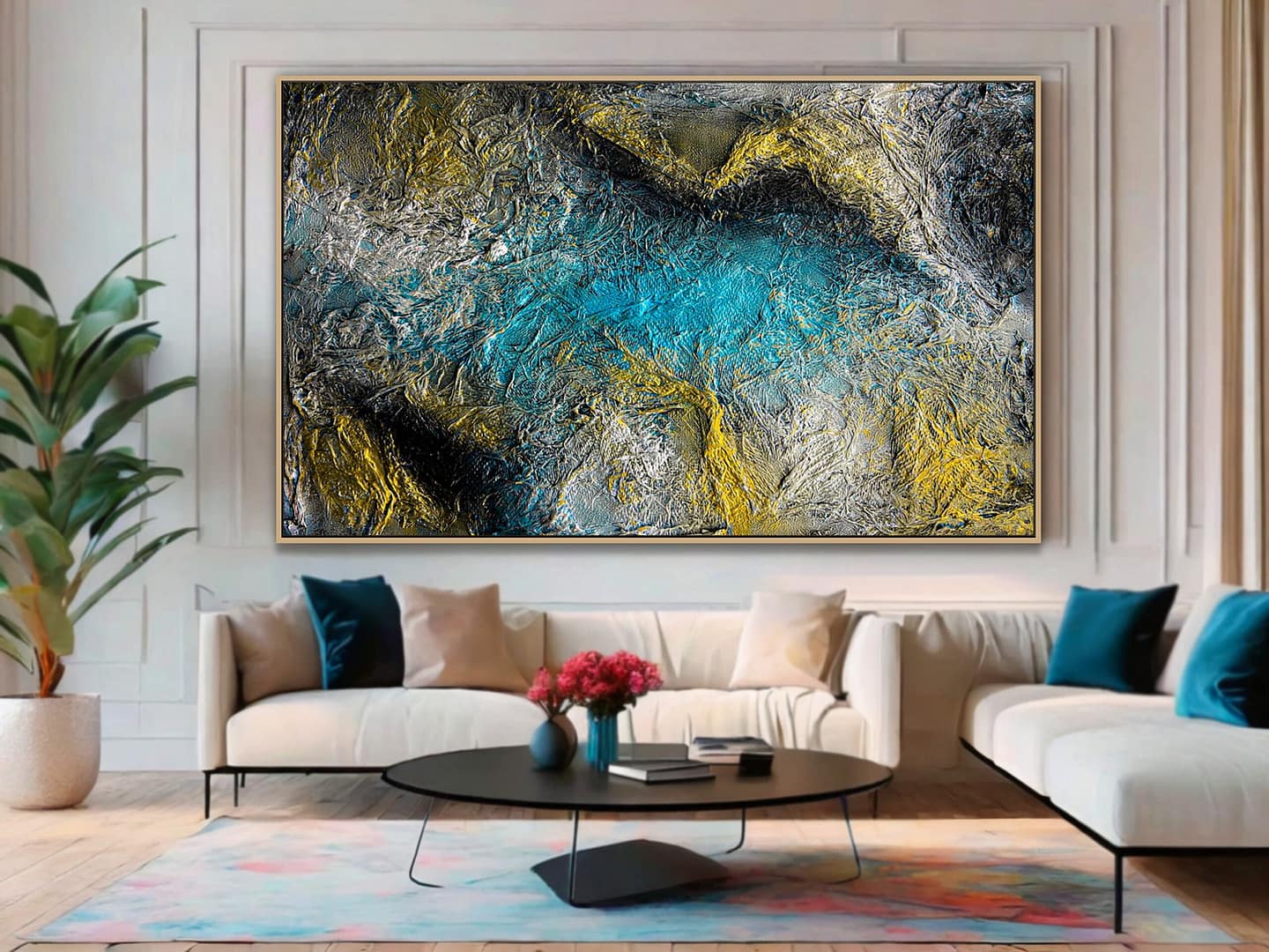 abstract texture wall art