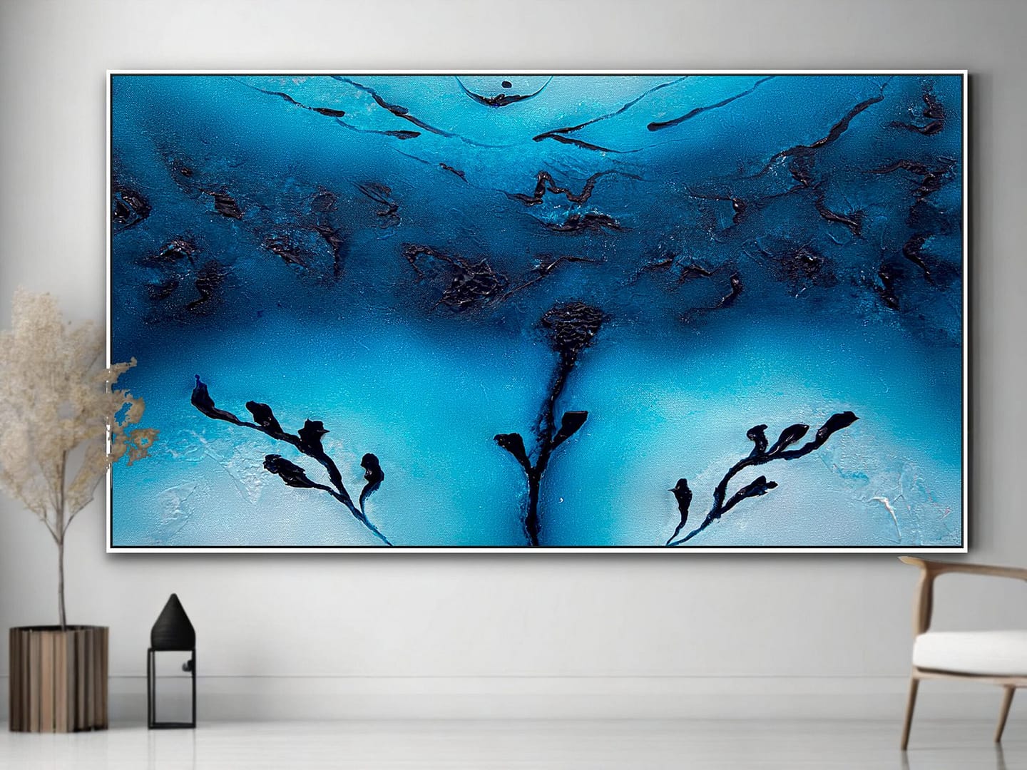 abstract sea art painting