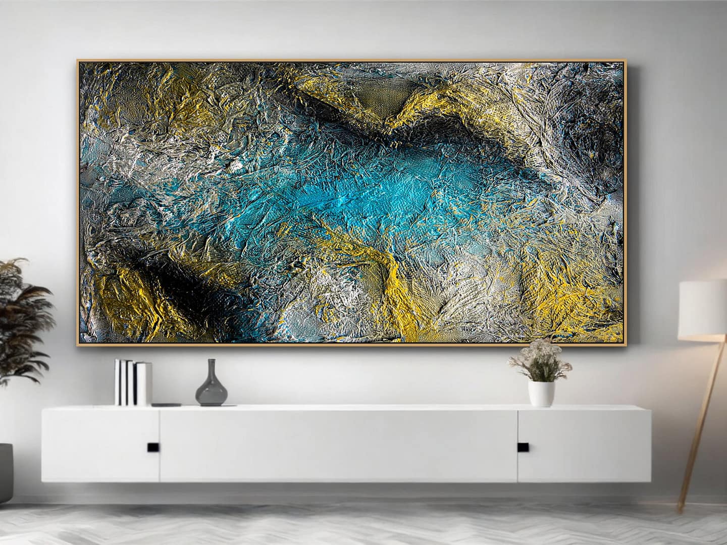 oversize abstract art