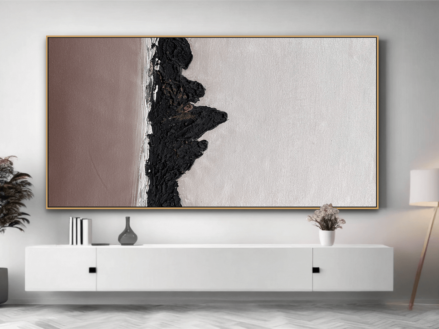 abstract painting canvas