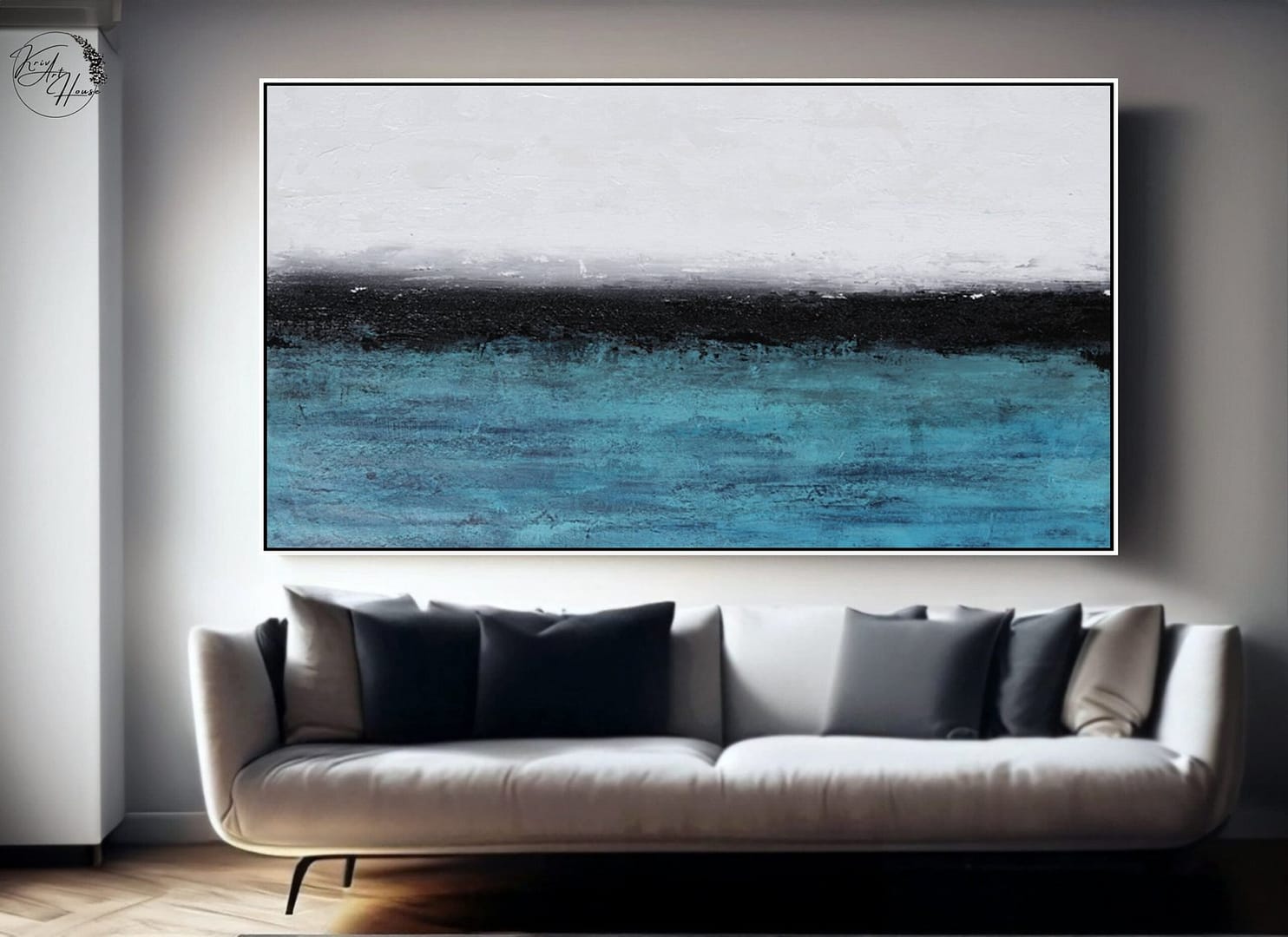 abstract painting canvas