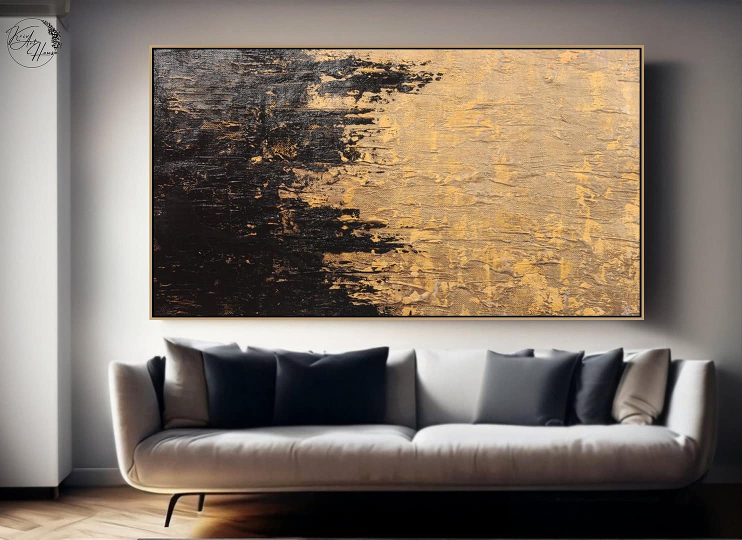 abstract painting oversized wall art