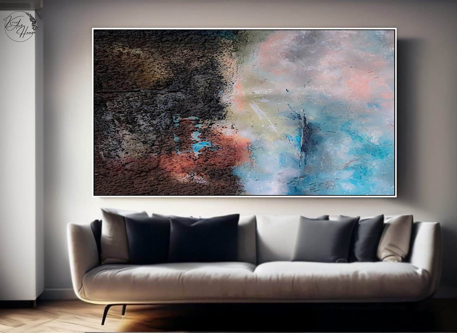 abstract wall art canvas