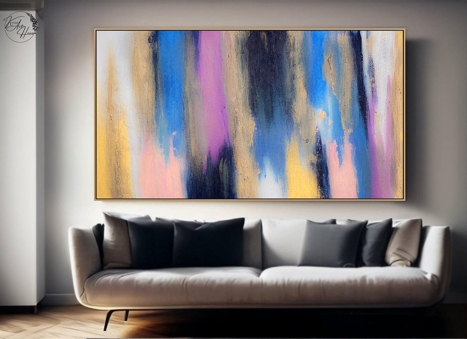 large painting for living room