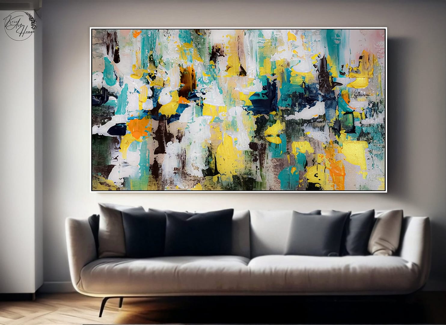 abstract painting large