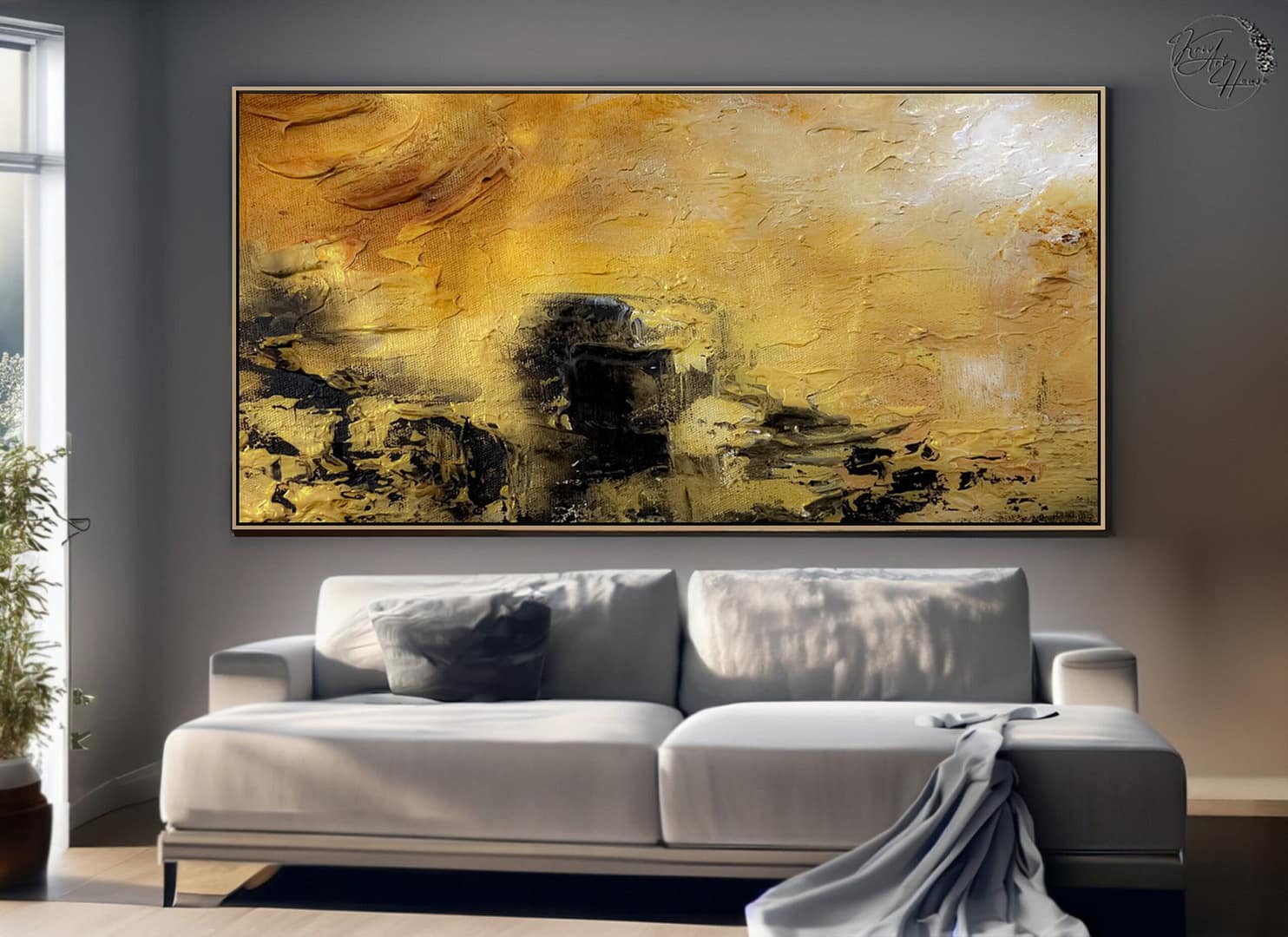 abstract painting for bedroom