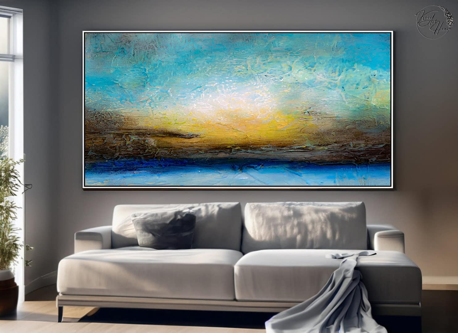 abstract painting large