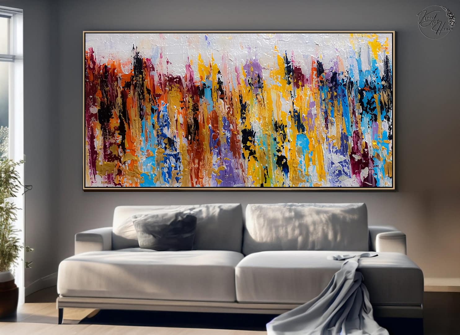 abstract painting extra large