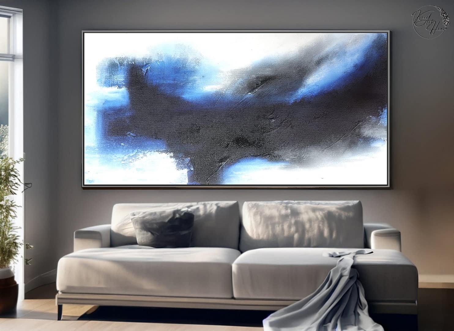 minimalist painting on canvas