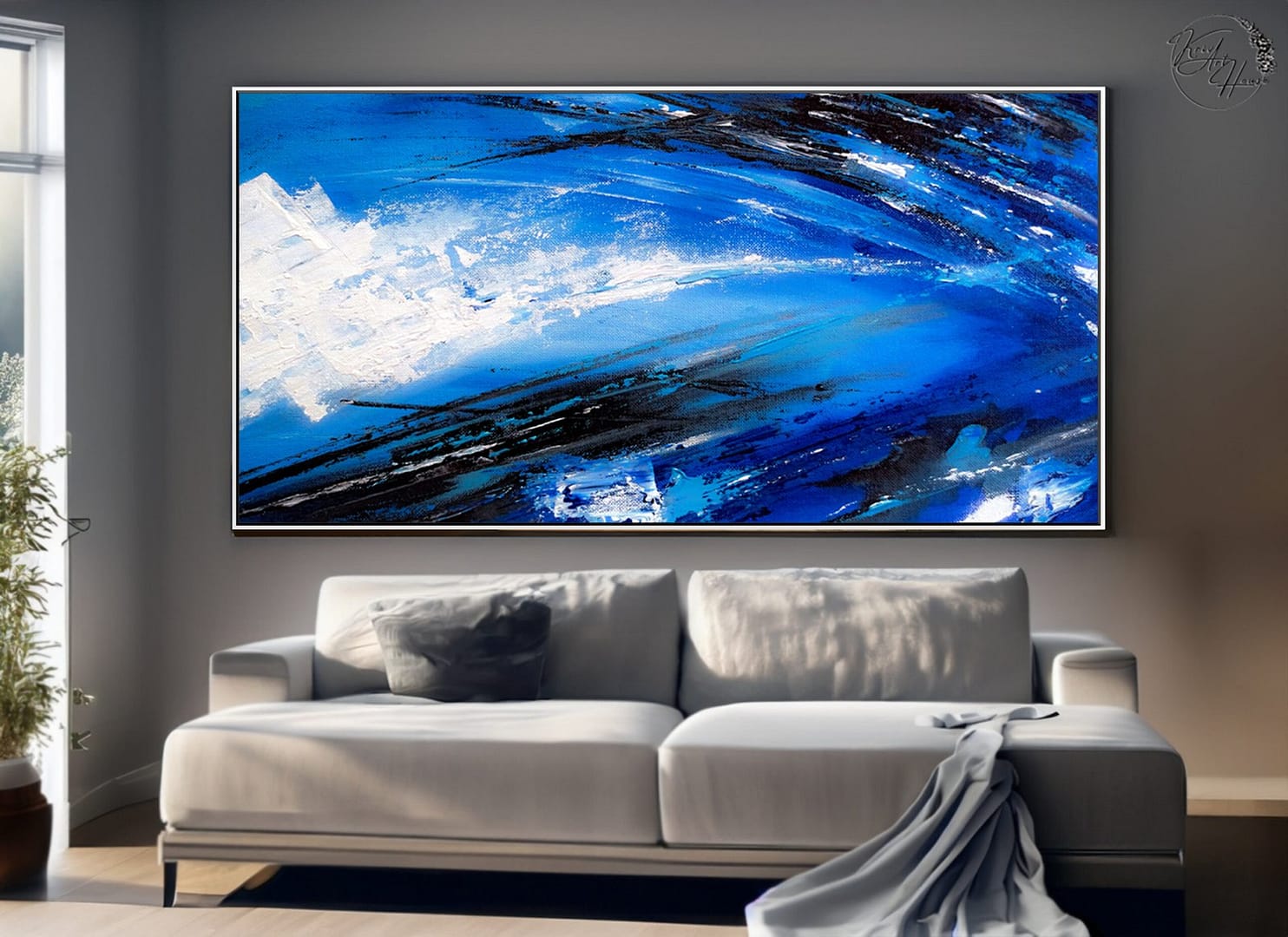 abstract wall art canvas