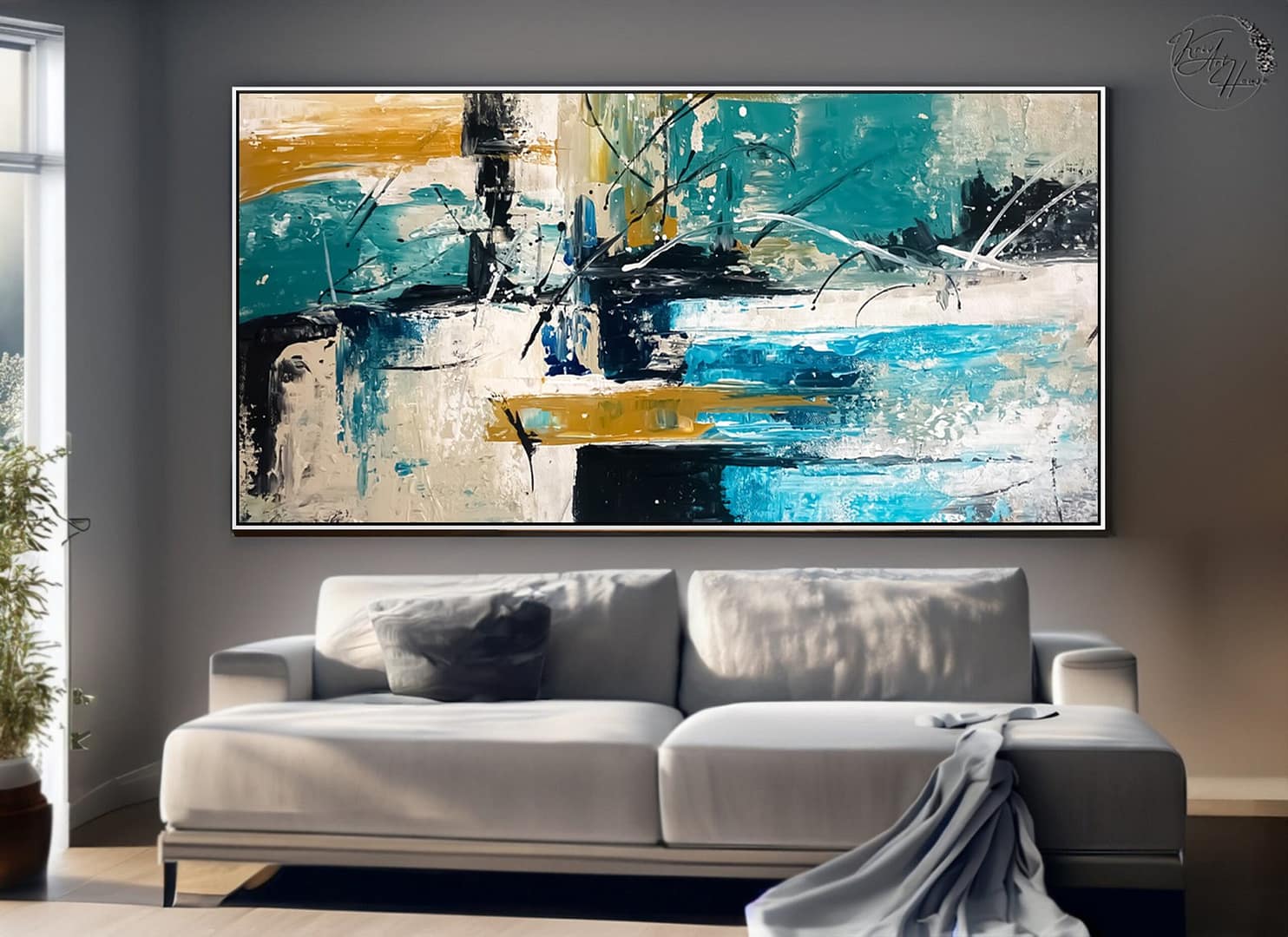 abstract oil painting original canvas