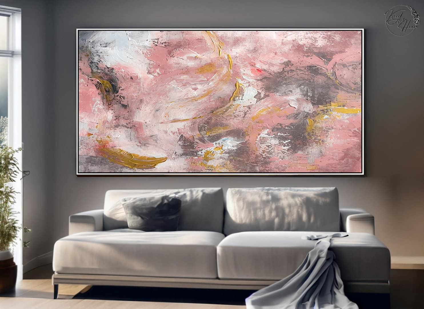 abstract painting original large acrylic