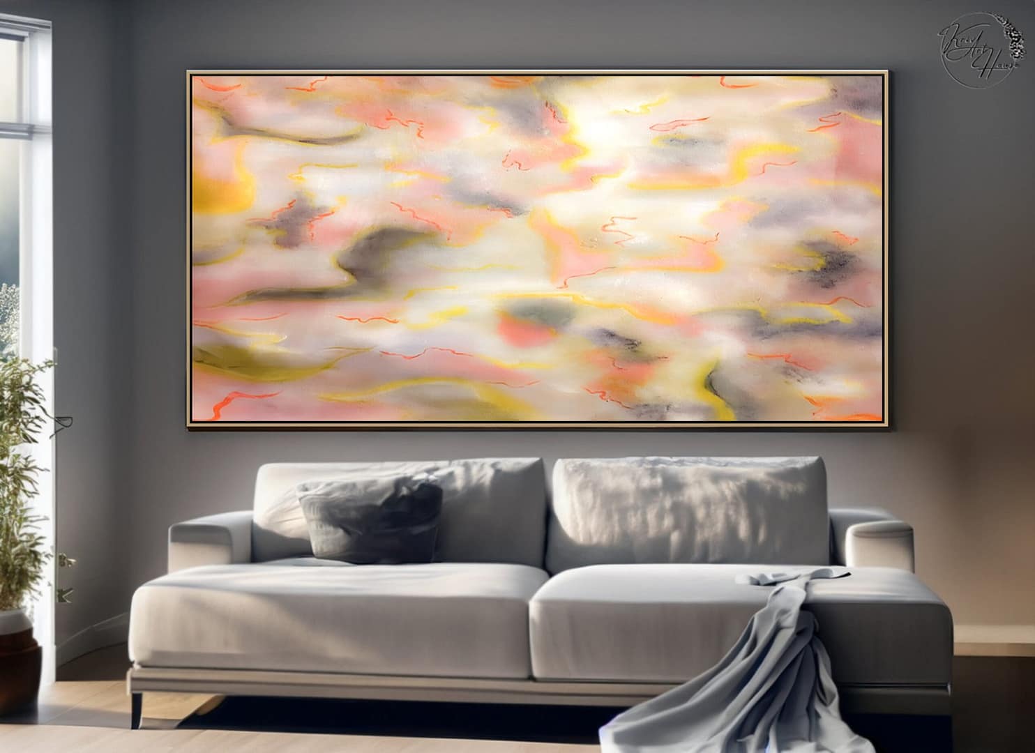 abstract wall decor