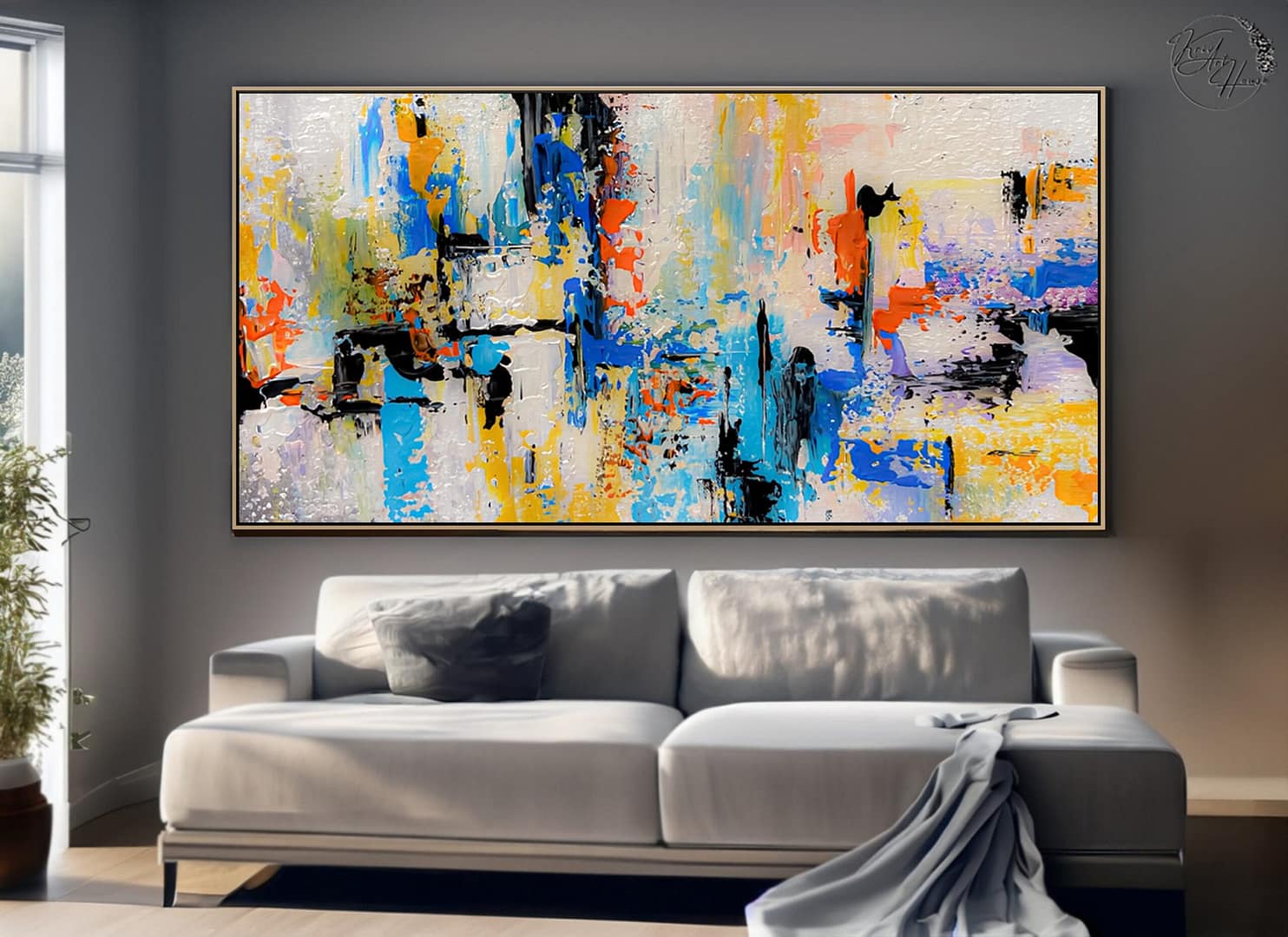 abstract canvas art