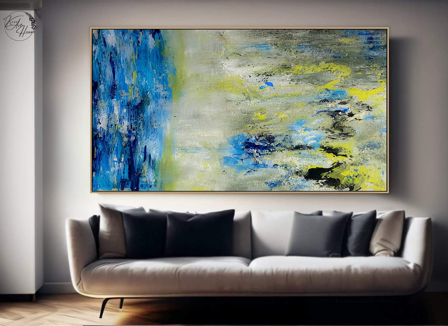 acrylic on canvas painting