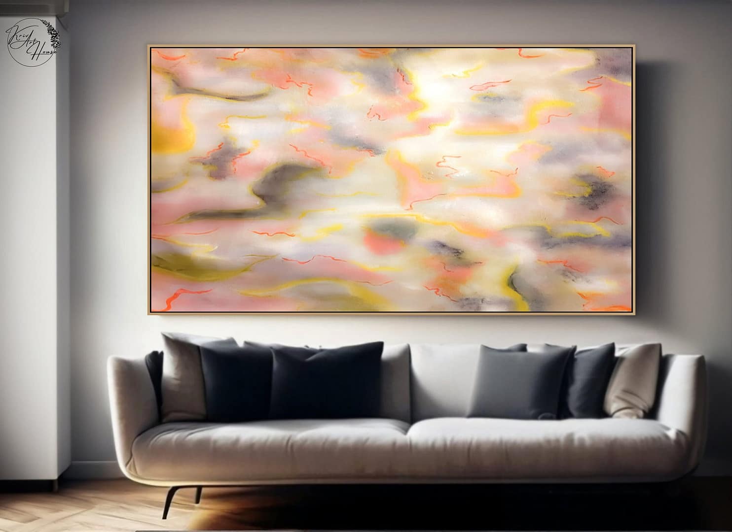 abstract wall art canvas