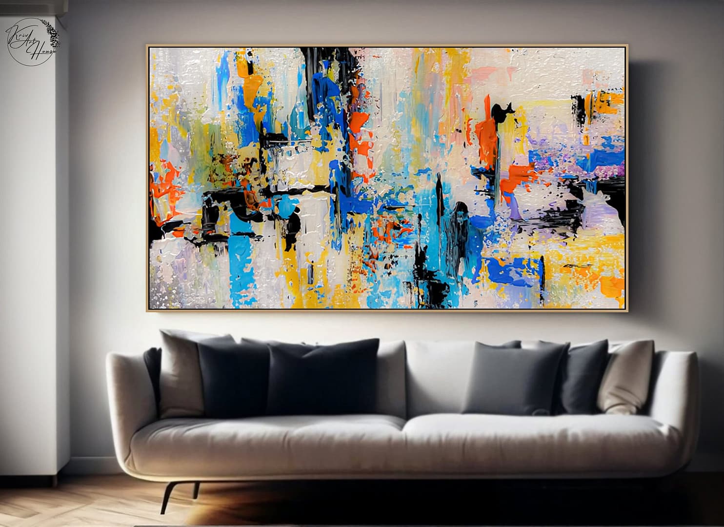 abstract canvas art original