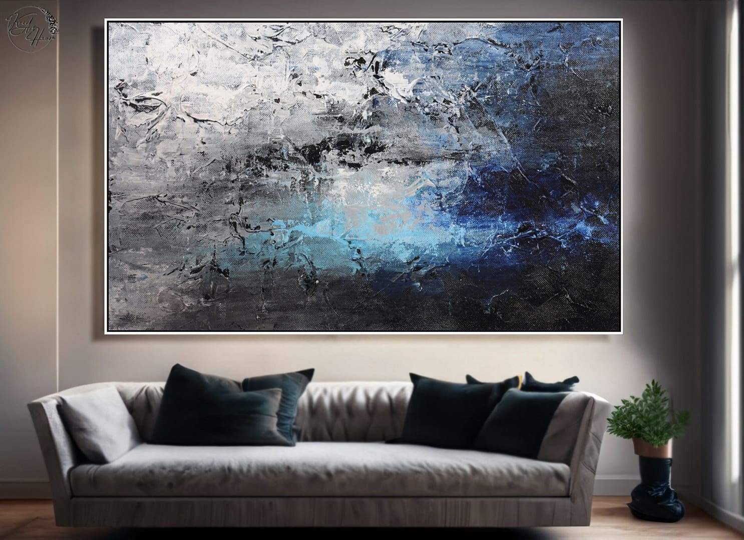 abstract canvas wall art