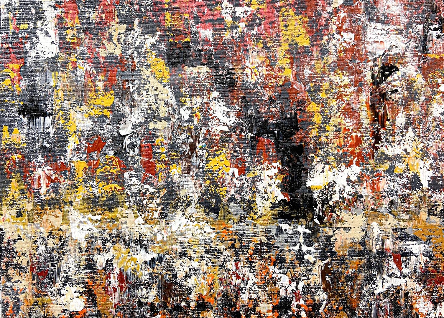 abstract painting canvas