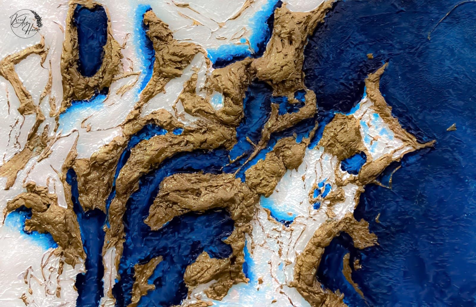 abstract painting hand made