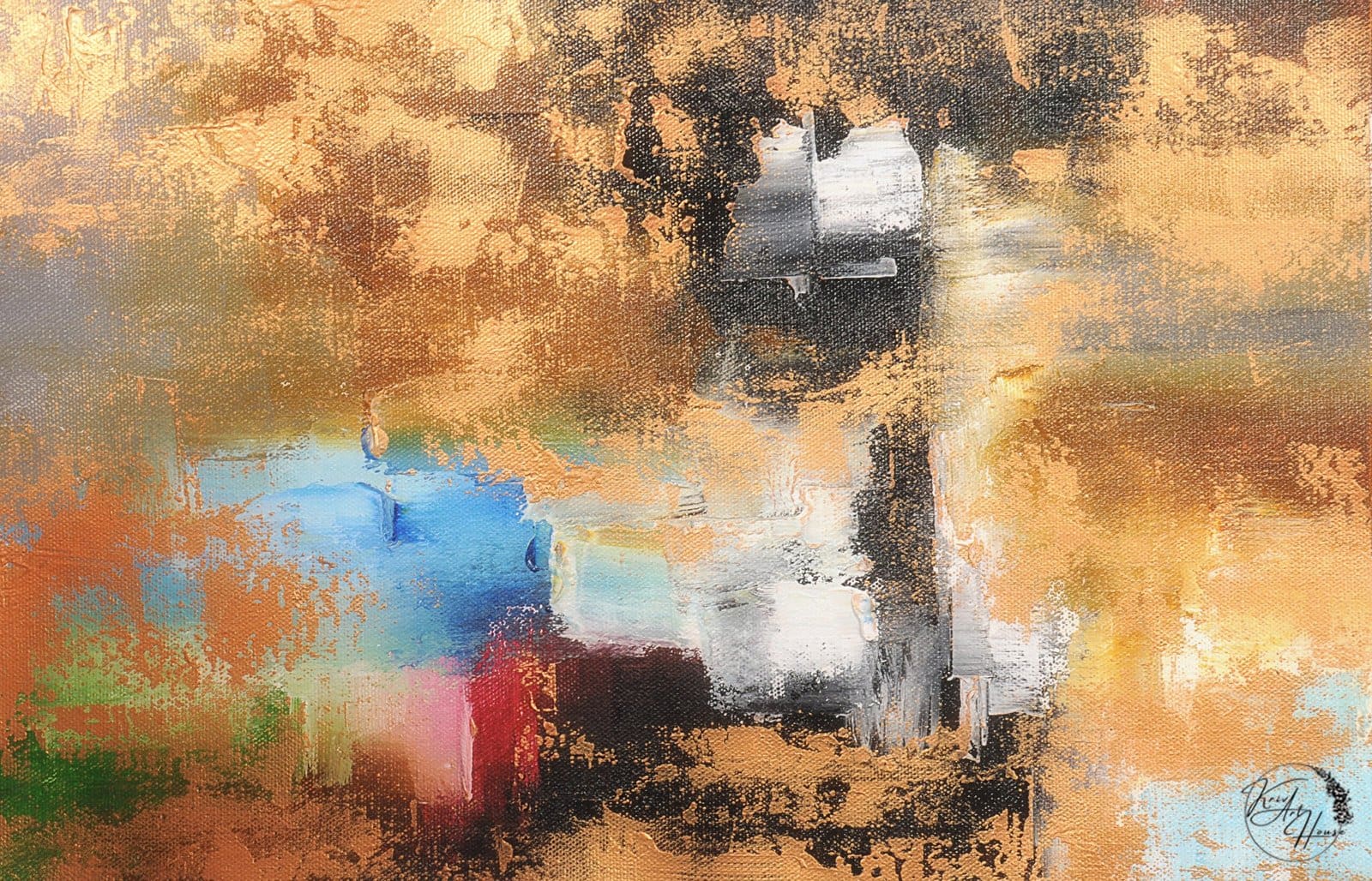 canvas abstract painting