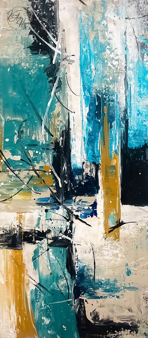 abstract on canvas